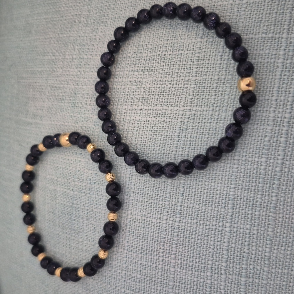 Bluestone Necklace & Two Braclets - image 3